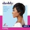 imageSensationnel Dashly Wig  Unit 9 Non Lace Cap Ready to Wear Ear to Ear Lacepart Synthetic 1 JETBLACK1B OFFBLACK