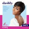 imageSensationnel Dashly Wig  Unit 9 Non Lace Cap Ready to Wear Ear to Ear Lacepart Synthetic 1 JETBLACK2 DARKBROWN