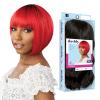 imageSensationnel Dashly Wig  Unit 14 Non Lace Cap Ready to Wear Ear to Ear Lacepart Synthetic 1 JETBLACKT2RED