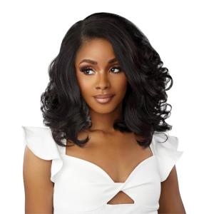imageSensationnel Dashly Lace Front Wig  Unit 40 Hand Tied Laceparting Ear to Ear Synthetic 1 JETBLACKCH27