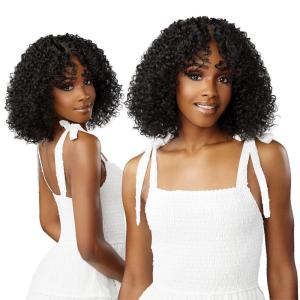 imageSensationnel Dashly Lace Front Wig  Unit 44 Hand Tied Laceparting Ear to Ear Synthetic 1 JETBLACKCOPPERPUMPKIN