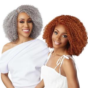 imageSensationnel Dashly Lace Saltandpepper Wig  Sp Unit 8 Hand Tied Laceparting Ear to Ear Synthetic 1 JETBLACK1 JETBLACK