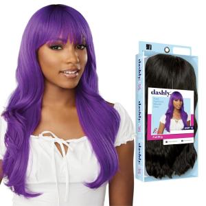 imageSensationnel Dashly Wig  Unit 13 Non Lace Cap Ready to Wear Ear to Ear Lacepart Synthetic 1 JETBLACKT2RED