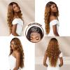 imageSensationnel Bare Lace 13X6 Wigs  Unit 17 Lacefrontal Glueless Synthetic 180 Degree Preplucked Hairline 1 JETBLACK1B OFFBLACK