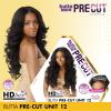 imageSensationnel Butta Lace Precut Wigs  Unit 12 Glueless Extra Wide 5 Inch Deep Parting Synthetic Pre Tweezed Smaller Knot Hairline 1 JETBLACKBEIGEBLONDE