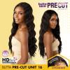 imageSensationnel Butta Lace Precut Wigs  Unit 16 Glueless Extra Wide 5 Inch Deep Parting Synthetic Pre Tweezed Smaller Knot Hairline 1 JETBLACK1 JETBLACK