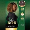 imageSensationnel Chicbob Lace Frontwig  Lob Unit 3 Face Framing Glueless Wig Wide 5 Inch Deep Part Synthetic Preplucked Hairline 1 JETBLACK1B OFFBLACK