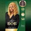 imageSensationnel Chicbob Lace Frontwig  Lob Unit 6 Face Framing Glueless Wig Wide 5 Inch Deep Part Synthetic Preplucked Hairline 1 JETBLACKSMOKYLAVENDER