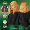 imageSensationnel Chicbob Lace Frontwig  Lob Unit 6 Face Framing Glueless Wig Wide 5 Inch Deep Part Synthetic Preplucked Hairline 1 JETBLACKSUNFLOWERBLONDE