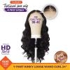 imageSensationnel Curls Kinksandco Kinkyedges Wig  Kinky Loose Wand Curl 24 Inch Y Part Lace Natural Kinkytexture Edged Hairline for Natural 3C to 4C Hair Textures 1 JETBLACKF1BBG
