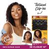 imageSensationnel Curls kinksandco clip in  clique 9 piece pack easy to use clips for natural 3c to 4c human hair 14 inch NATURALBLACKNATURAL