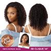 imageSensationnel Curls kinksandco clip in  clique 9 piece pack easy to use clips for natural 3c to 4c human hair 14 inch NATURALBLACKNATURAL