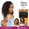 imageSensationnel Curls kinksandco clip in  clique 9 piece pack easy to use clips for natural 3c to 4c human hair 14 inch NATURALBLACKNATURALBLACK
