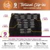 imageSensationnel Curls kinksandco clip in  clique 9 piece pack easy to use clips for natural 3c to 4c human hair 14 inch NATURALBLACKNATURALBLACK