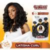 imageSensationnel Curls kinksandco synthetic bundles  latisha curl quick weave hair or pony styles for natural 3c to 4c hair textures 14 16 18 inch 1 JETBLACKBALAYAGEMOCHA