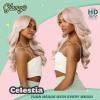 imageSensationnel Glamzy Lace Part Wigs  Celestia Glueless Hand Tied Wider V Parting Synthetic Hair 1 JETBLACKBALAYAGESUNKISSED