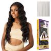 imageSensationnel Butta Lace Precut Wigs  Unit 16 Glueless Extra Wide 5 Inch Deep Parting Synthetic Pre Tweezed Smaller Knot Hairline 1 JETBLACKPLATINUMBLONDE