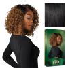 imageSensationnel Chicbob Lace Frontwig  Lob Unit 3 Face Framing Glueless Wig Wide 5 Inch Deep Part Synthetic Preplucked Hairline 1 JETBLACK1 JETBLACK