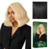 imageSensationnel Chicbob Lace Frontwig  Lob Unit 4 Face Framing Glueless Wig Wide 5 Inch Deep Part Synthetic Preplucked Hairline 1 JETBLACK1 JETBLACK