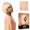 imageSensationnel Empire Bob Humanhair Wig  Mushroom Cut Face Framing Mesh Cap for Comfort With Bangs 1 JETBLACKROSEGOLD
