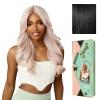imageSensationnel Glamzy Lace Part Wigs  Celestia Glueless Hand Tied Wider V Parting Synthetic Hair 1 JETBLACK1 JETBLACK
