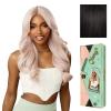imageSensationnel Glamzy Lace Part Wigs  Celestia Glueless Hand Tied Wider V Parting Synthetic Hair 1 JETBLACK1B OFFBLACK