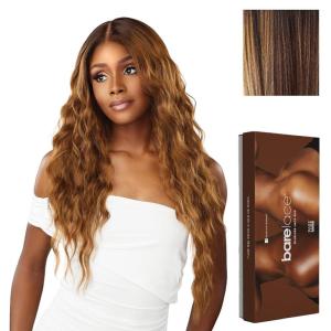 imageSensationnel Bare Lace 13X6 Wigs  Unit 17 Lacefrontal Glueless Synthetic 180 Degree Preplucked Hairline 1 JETBLACKBALAYAGESUNKISSED