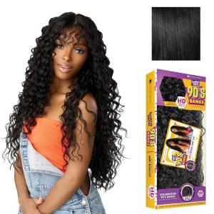imageSensationnel Butta Lace 90Sbangs Wigs  Unit 916 Glueless Wide Deep Center Part Synthetic Preplucked Hairline 1 JETBLACK1 JETBLACK