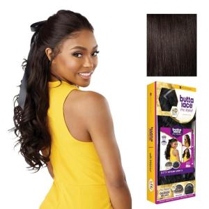 imageSensationnel Butta Lace Prestyled Wigs  Unit 5 Glueless 13x4 Hand Tied Deep Lacepart Synthetic Preplucked Hairline 1 JETBLACK2 DARKBROWN