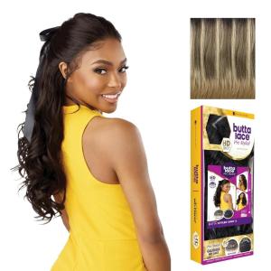 imageSensationnel Butta Lace Prestyled Wigs  Unit 5 Glueless 13x4 Hand Tied Deep Lacepart Synthetic Preplucked Hairline 1 JETBLACKCOLORMELTMOCHA
