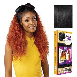 imageSensationnel Butta Lace Prestyled Wigs  Unit 6 Glueless 13x4 Hand Tied Deep Lacepart Synthetic Preplucked Hairline 1 JETBLACK1 JETBLACK