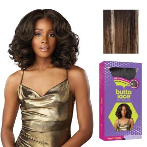 imageSensationnel Butta Lace Wigs  Velvet Flow Unit Extra Wide 5 Inch Deep Parting Synthetic Preplucked Hairline Glueless Lacefront 1 JETBLACKBALAYAGEMOCHA