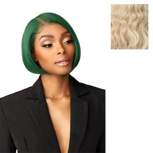 imageSensationnel Chicbob Lace Frontwig  Bob Unit 3 Face Framing Glueless Wig Wide 5 Inch Deep Part Synthetic Preplucked Hairline 1 JETBLACKCHAMPAGNEBLONDE