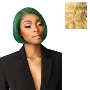 imageSensationnel Chicbob Lace Frontwig  Bob Unit 3 Face Framing Glueless Wig Wide 5 Inch Deep Part Synthetic Preplucked Hairline 1 JETBLACKCREAMYBLONDE