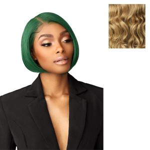 imageSensationnel Chicbob Lace Frontwig  Bob Unit 3 Face Framing Glueless Wig Wide 5 Inch Deep Part Synthetic Preplucked Hairline 1 JETBLACKDIRTYBLONDE