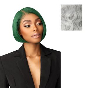 imageSensationnel Chicbob Lace Frontwig  Bob Unit 3 Face Framing Glueless Wig Wide 5 Inch Deep Part Synthetic Preplucked Hairline 1 JETBLACKSILVERBLONDE