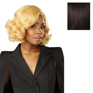 imageSensationnel Chicbob Lace Frontwig  Bob Unit 5 Face Framing Glueless Wig Wide 5 Inch Deep Part Synthetic Preplucked Hairline 1 JETBLACK2 DARKBROWN