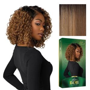 imageSensationnel Chicbob Lace Frontwig  Lob Unit 3 Face Framing Glueless Wig Wide 5 Inch Deep Part Synthetic Preplucked Hairline 1 JETBLACKFLAMBOYAGEBLONDE