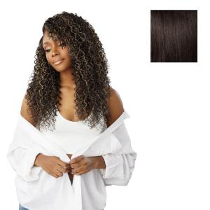 imageSensationnel Curls kinksandco synthetic bundles  tropical brazilian quick weave hair or pony styles for natural 3c to 4c hair textures 18 20 22 inch 1 JETBLACK2 DARKBROWN
