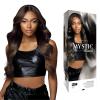 imageSensationnel Shearmuse Mystic Krush Lace Wig  Esme Glueless Synthetic Preplucked Hairline Deep Laceparting Hand Tied BALAYAGEMUSHROOMBLONDEBALAYAGEMUSHROOMBROWN