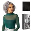 imageSensationnel Platinum Glow 13X6 Wig  Evine Lacefrontal Glueless human hair blend Preplucked Hairline SILVERWHISPER