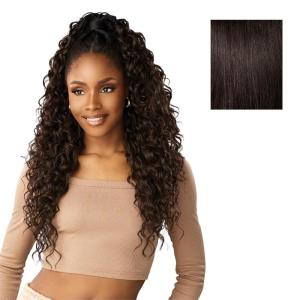 imageSensationnel Instant Updown Halfwig Pony  Iud 24 4 Style in 1 Half Wig And Pony Drawstring 1 JETBLACK2 DARKBROWN
