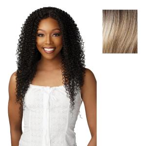 imageSensationnel Dashly Lace Front Wig  Unit 54 Hand Tied Laceparting Ear to Ear Synthetic 1 JETBLACKBALAYAGEASHBLONDE