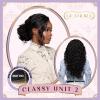 imageSensationnel Glamora 360 Lace Wig  Classy Unit 2 Glueless Ready to Wear Synthetic Preplucked Hairline 1 JETBLACK1B OFFBLACK