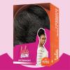 imageSensationnel LuluBun Updo Hairextensions  Knotted Bun Unit 1 Synthetic Drawstring Cap Quick and Easy Wear Hair Wig Piece 1 JETBLACKF1B27