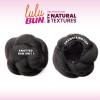 imageSensationnel LuluBun Updo Hairextensions  Knotted Bun Unit 1 Synthetic Drawstring Cap Quick and Easy Wear Hair Wig Piece 1 JETBLACKF1B30
