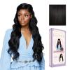 imageSensationnel Glamora Lace Front Wig  Glam Unit 5 Glueless Side Part Ready to Wear Synthetic Preplucked Hairline 1 JETBLACK1B OFFBLACK