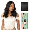 imageSensationnel Glamzy Lace Part Wig  Aria Glueless Hand Tied Wider V Parting Synthetic Hair 1 JETBLACK1 JETBLACK