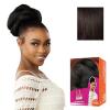 imageSensationnel LuluBun Updo Hairextensions  Knotted Bun Unit 1 Synthetic Drawstring Cap Quick and Easy Wear Hair Wig Piece 1 JETBLACK2 DARKBROWN