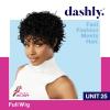imageSensationnel Dashly Wig  Unit 25 Non Lace Cap Ready to Wear Ear to Ear Lacepart Synthetic 1 JETBLACK1B OFFBLACK